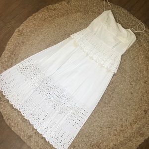 Stunning white brand new with out tags white dress